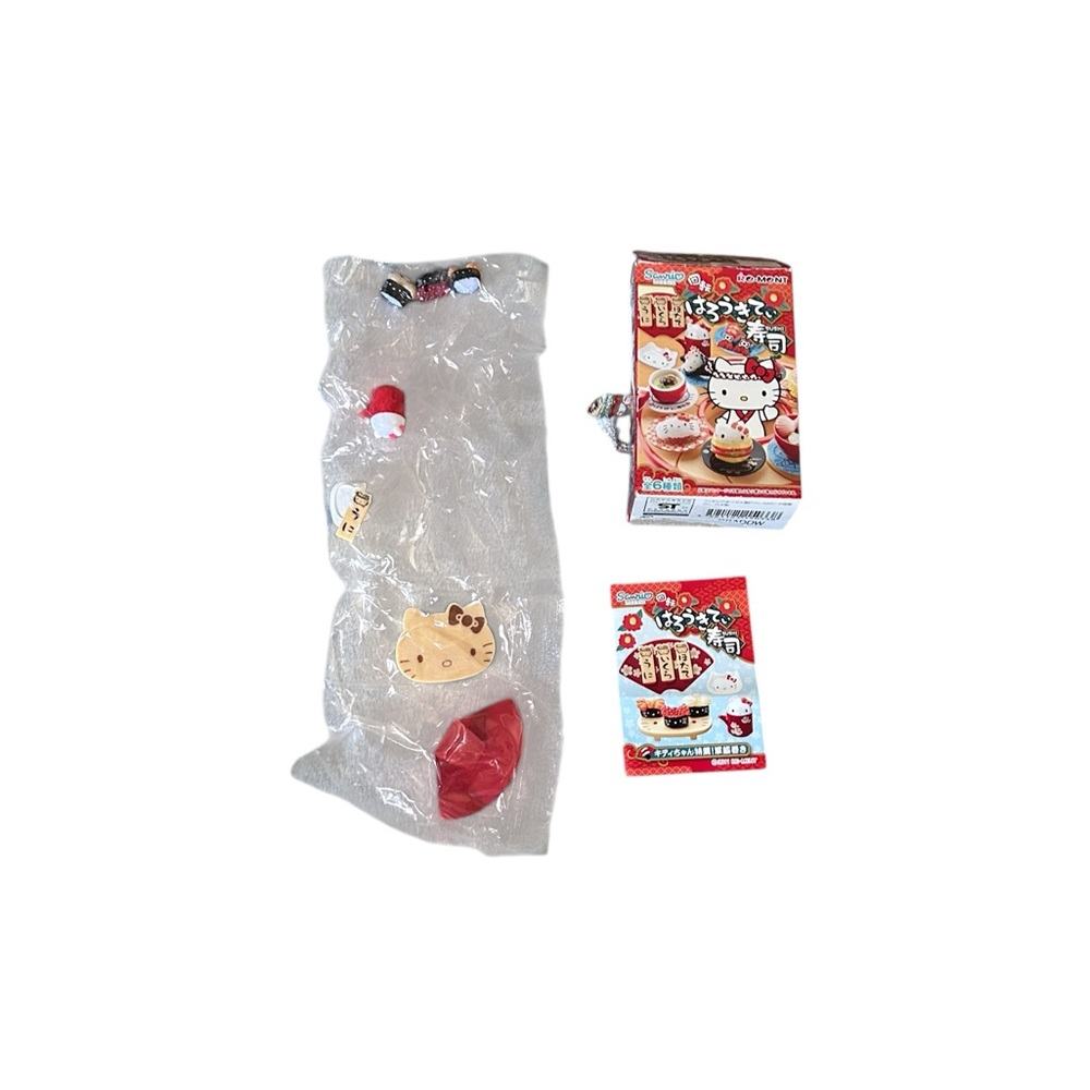 Re-Ment Sanrio Hello Kitty Sushi Miniatures HK Special Set 2011 Dollhouse Kawaii